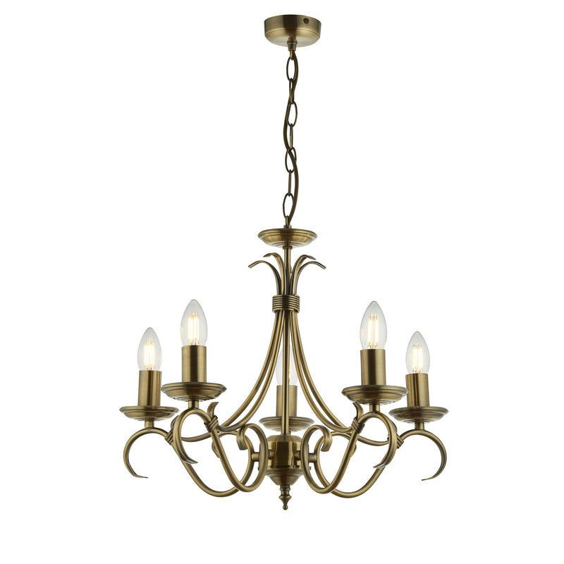 Endon Bernice 5lt Pendant Light 2030-5AN