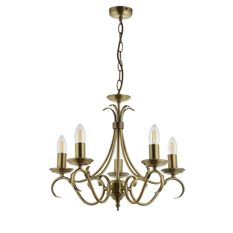 Endon Bernice 5lt Pendant Light 2030-5AN
