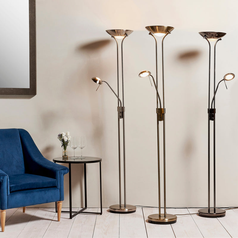 Endon Rome 2lt Floor Light ROME-BC