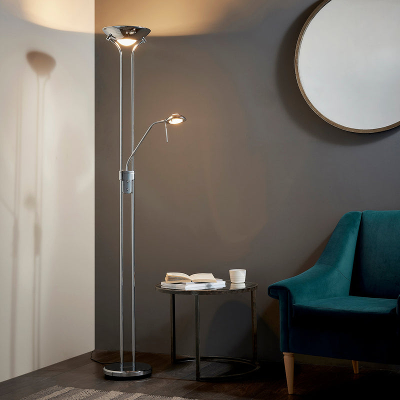 Endon Rome 2lt Floor Light ROME-CH