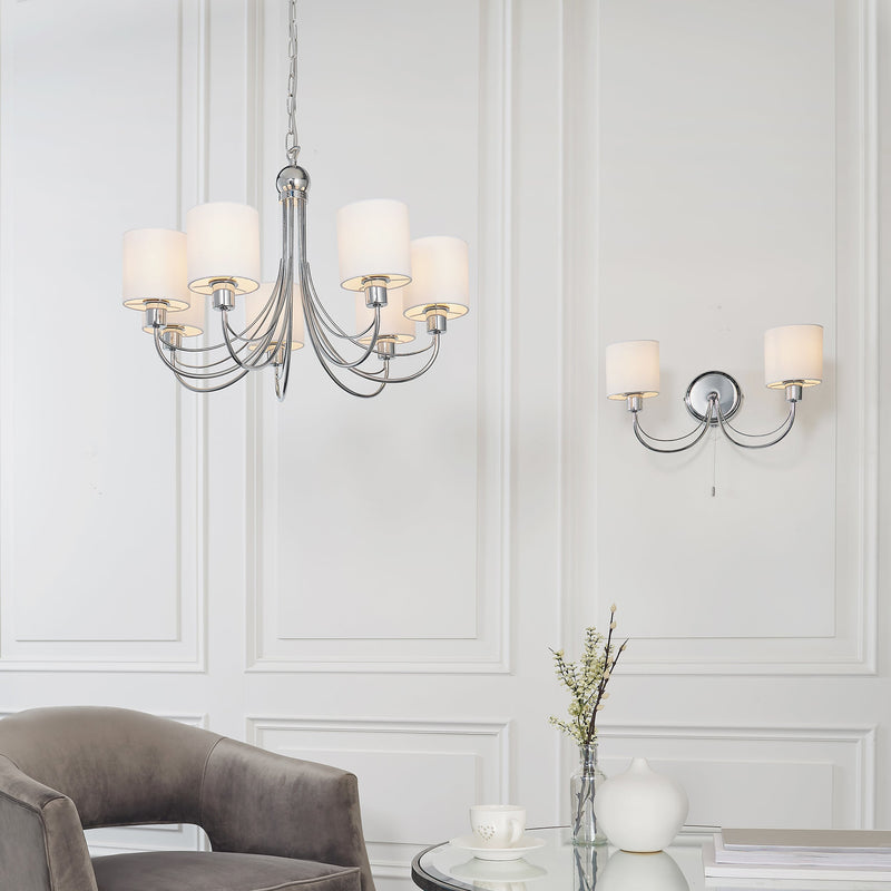 Endon Phantom 7lt Pendant Light PHANTOM-7CH