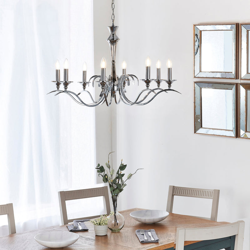 Endon Kora 8lt Pendant Light KORA-8CH