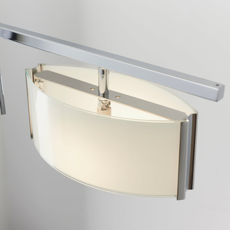 Endon Clef 3lt Semi flush Light CLEF-BAR-3CH