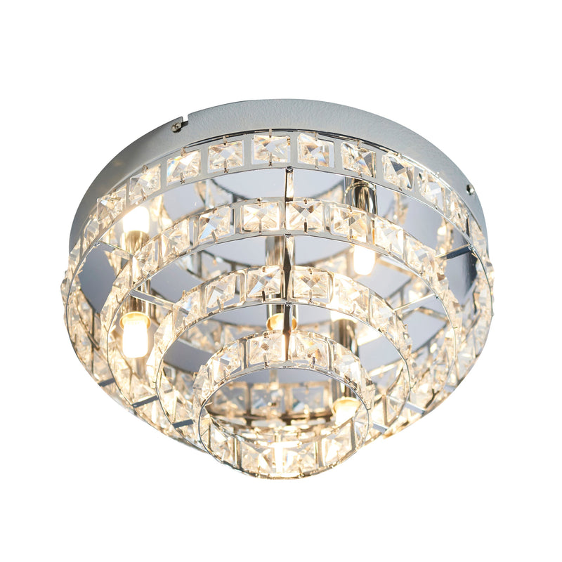 Endon Motown 4lt Flush Light MOTOWN-4CH