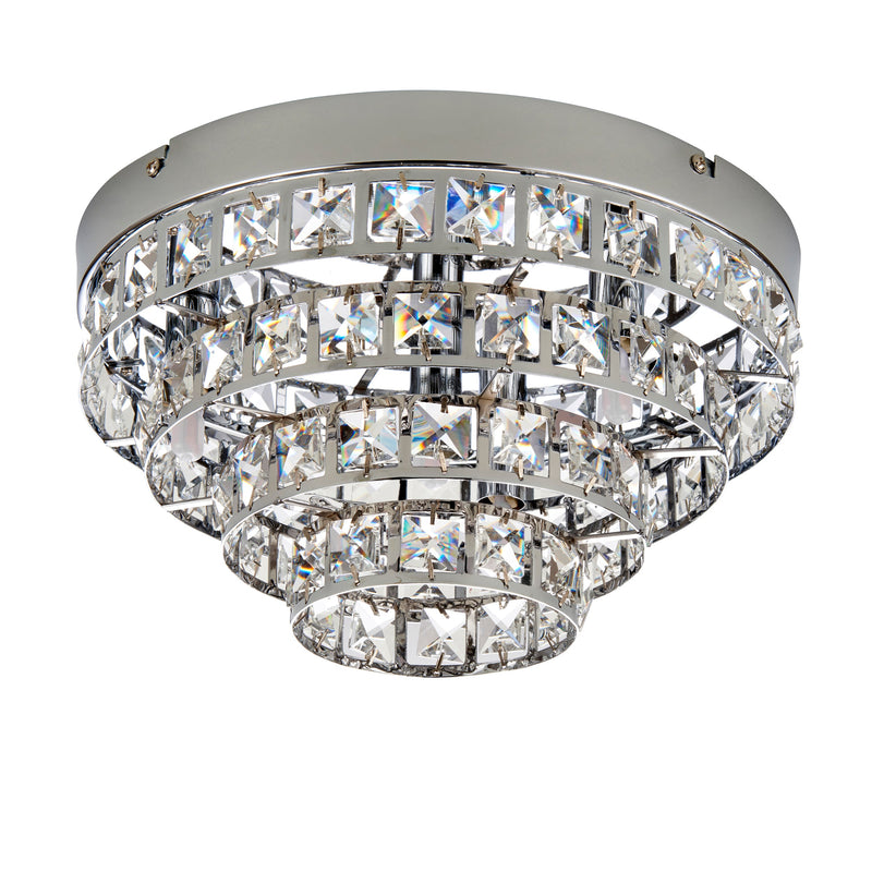 Endon Motown 4lt Flush Light MOTOWN-4CH