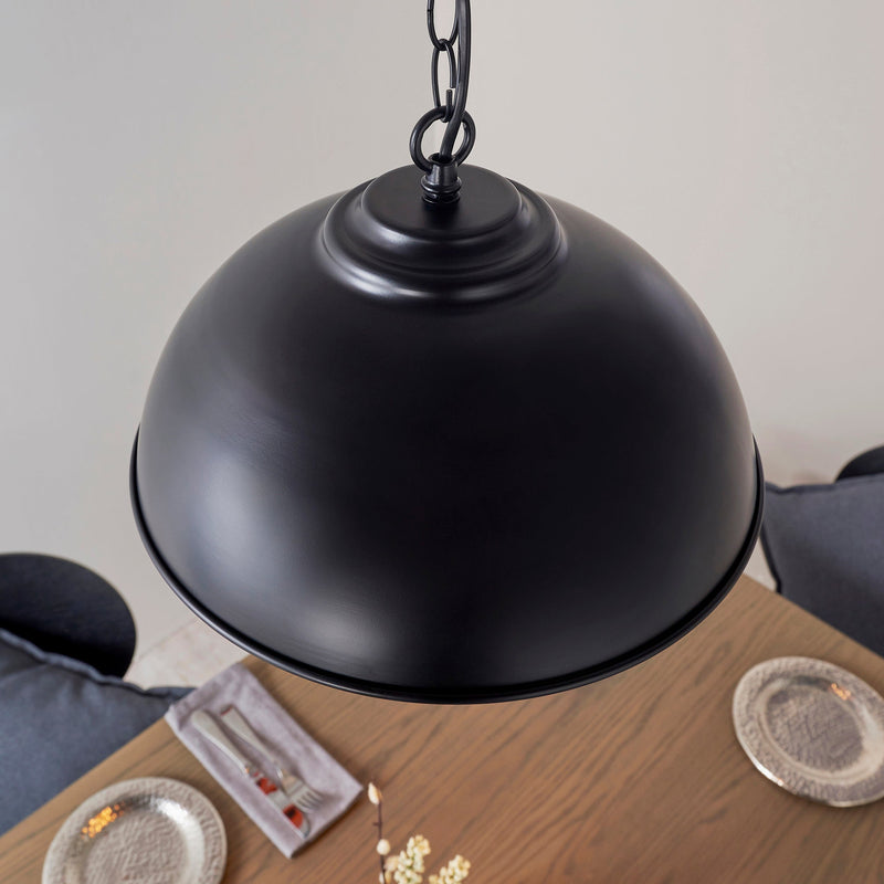 Endon Colman 1lt Pendant Light COLMAN-BL