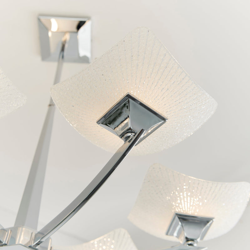 Endon Ayres 6lt Semi flush Light AYRES-6CH