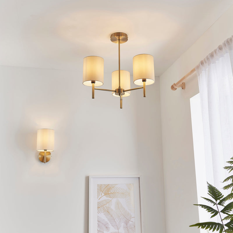 Endon Brio 1lt Wall Light BRIO-1WBAB