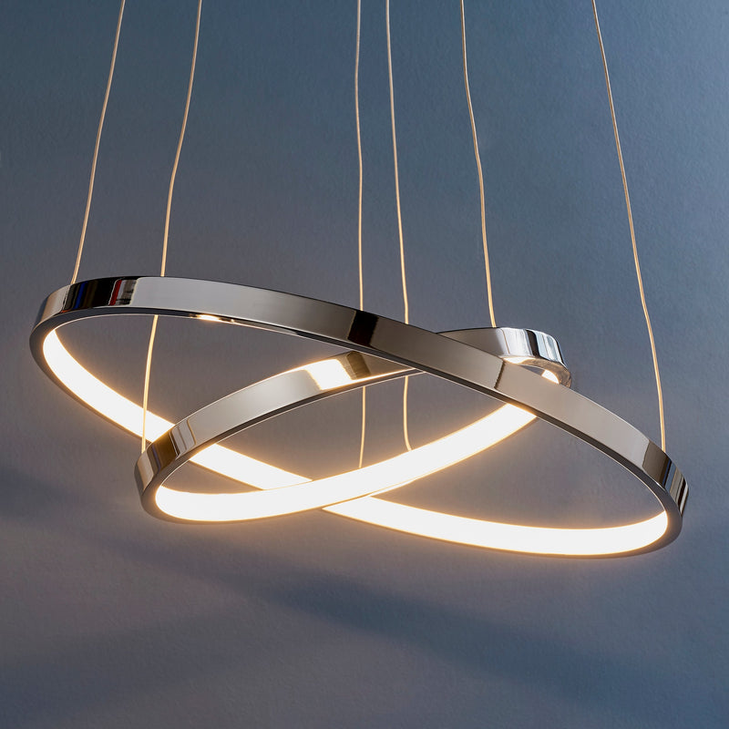 Endon Kline 1lt Pendant Light KLINE-2CH