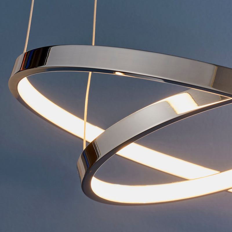 Endon Kline 1lt Pendant Light KLINE-2CH