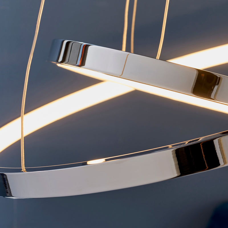 Endon Kline 1lt Pendant Light KLINE-2CH