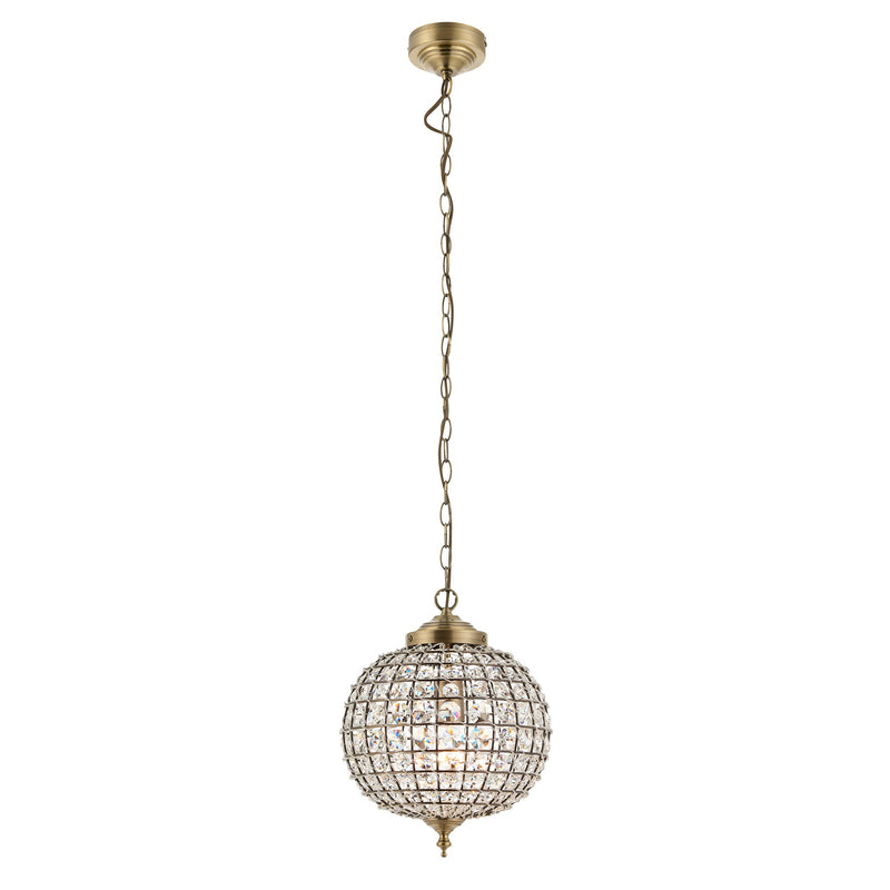 Endon Tanaro 1lt Pendant Light EH-TANARO-AB