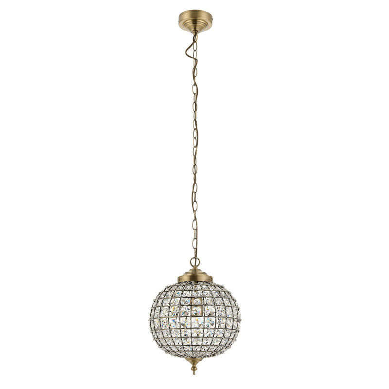 Endon Tanaro 1lt Pendant Light EH-TANARO-AB