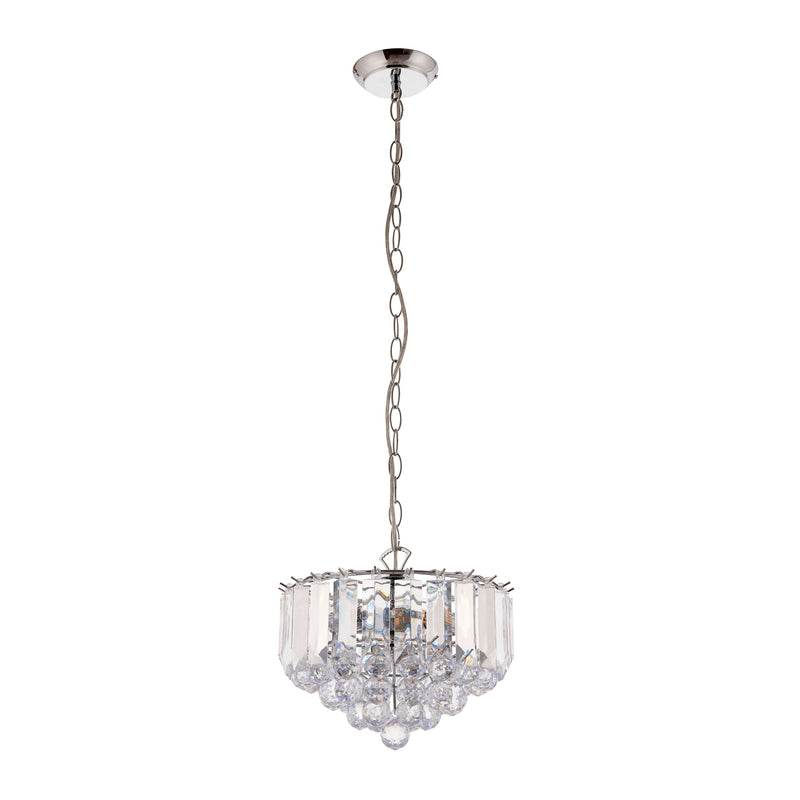 Endon Fargo 3lt Pendant Light FARGO-12CH