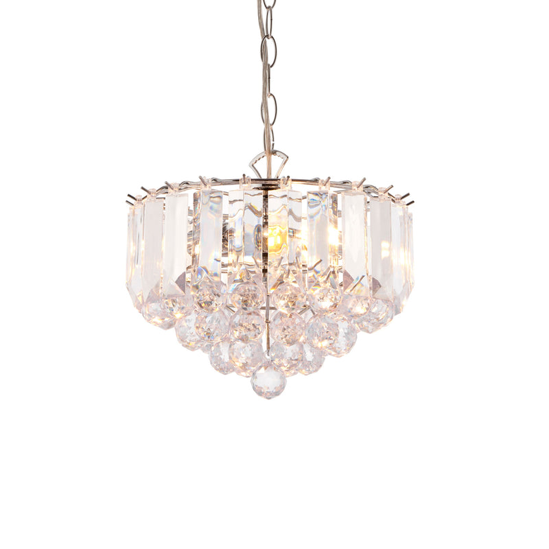 Endon Fargo 3lt Pendant Light FARGO-12CH