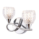 Endon Boyer 2lt Wall Light BOYER-2WBCH-L