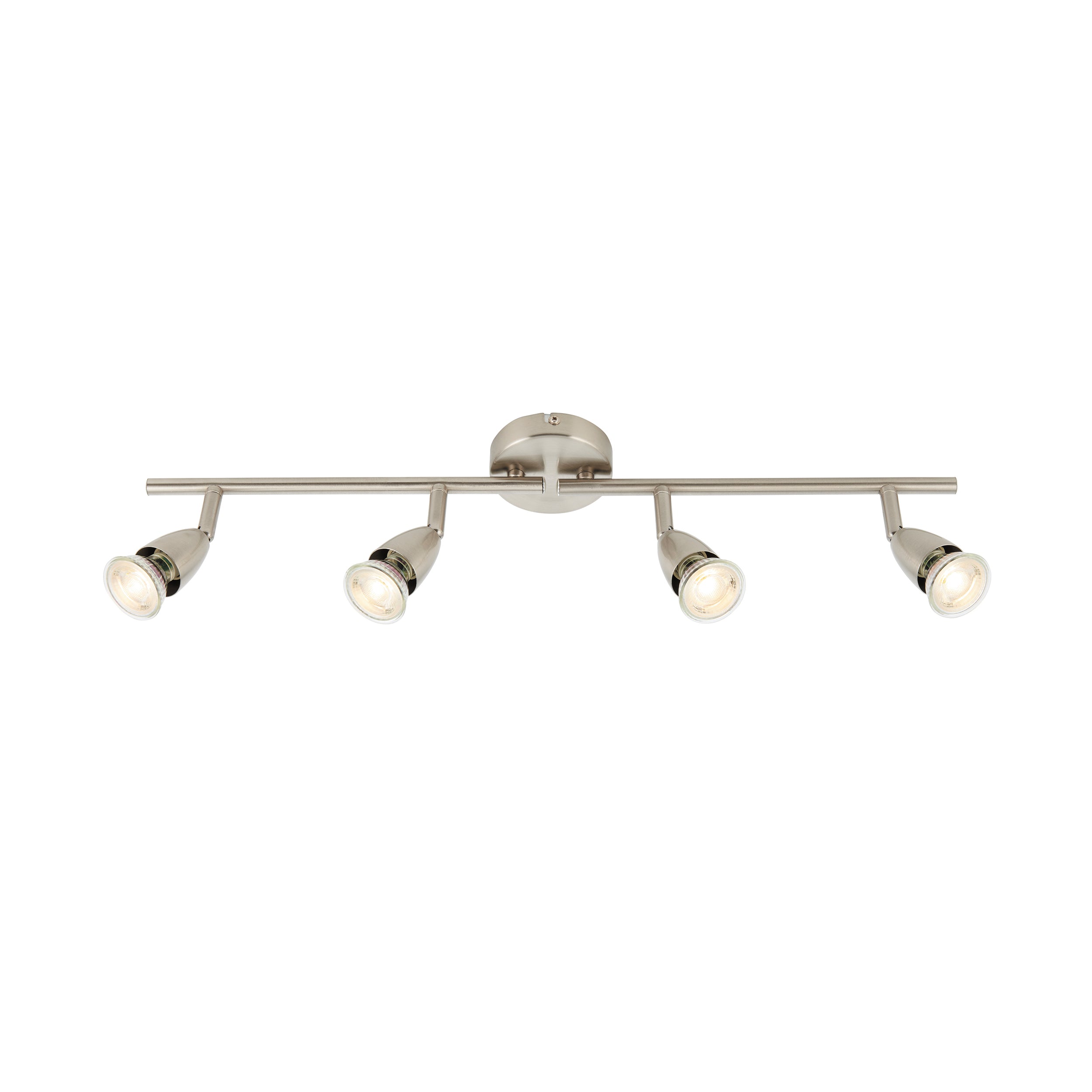 Saxby Lighting Amalfi 4lt Bar - Satin Nickel 60995
