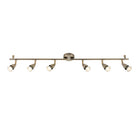 Saxby Lighting Amalfi 6lt Bar - Antique Brass 61001