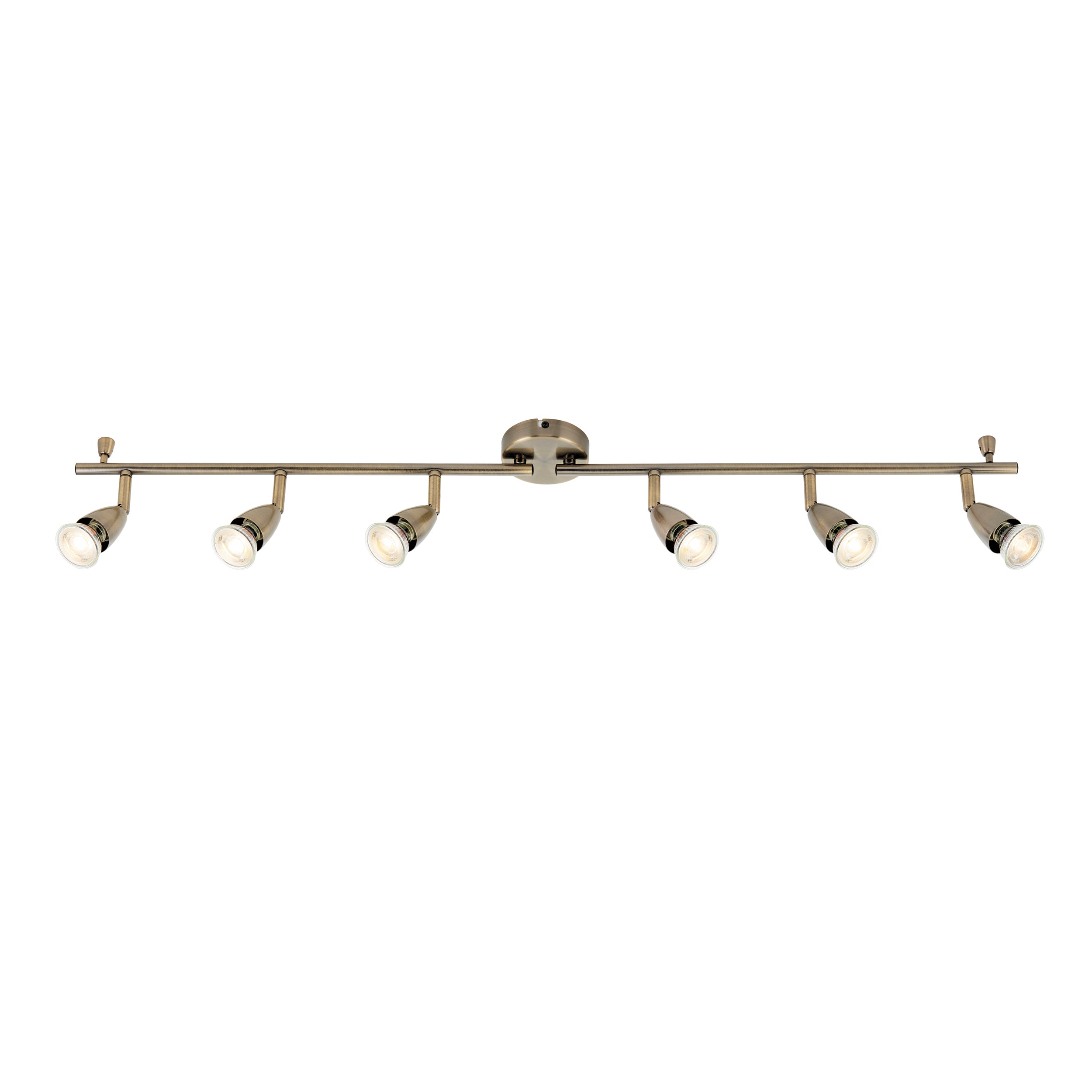 Saxby Lighting Amalfi 6lt Bar - Antique Brass 61001