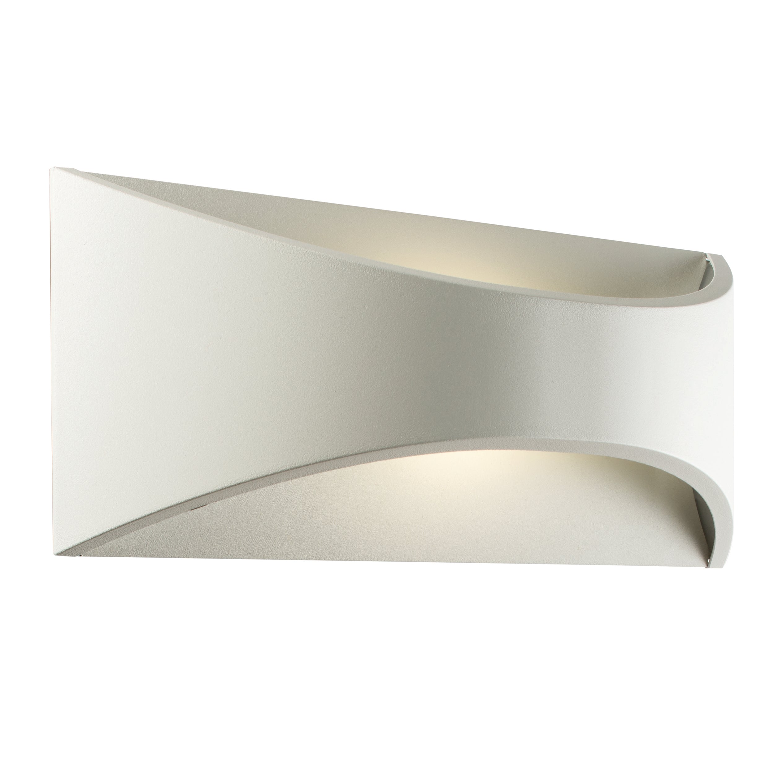 Saxby Lighting Vulcan CCT 300mm 1lt wall IP65 - White 61866