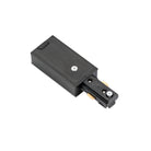 Saxby Lighting Track Live End Connector - Black 71888