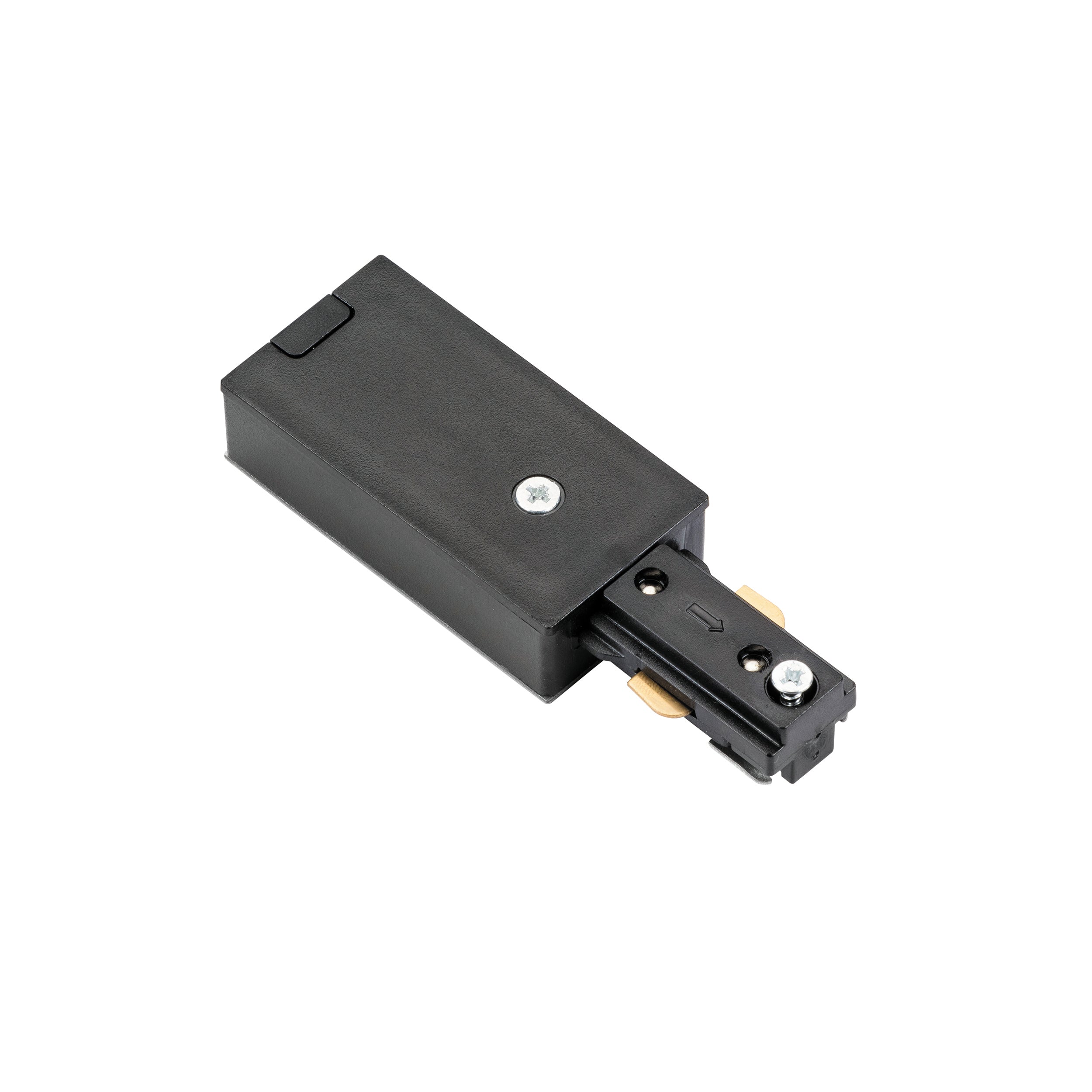 Saxby Lighting Track Live End Connector - Black 71888