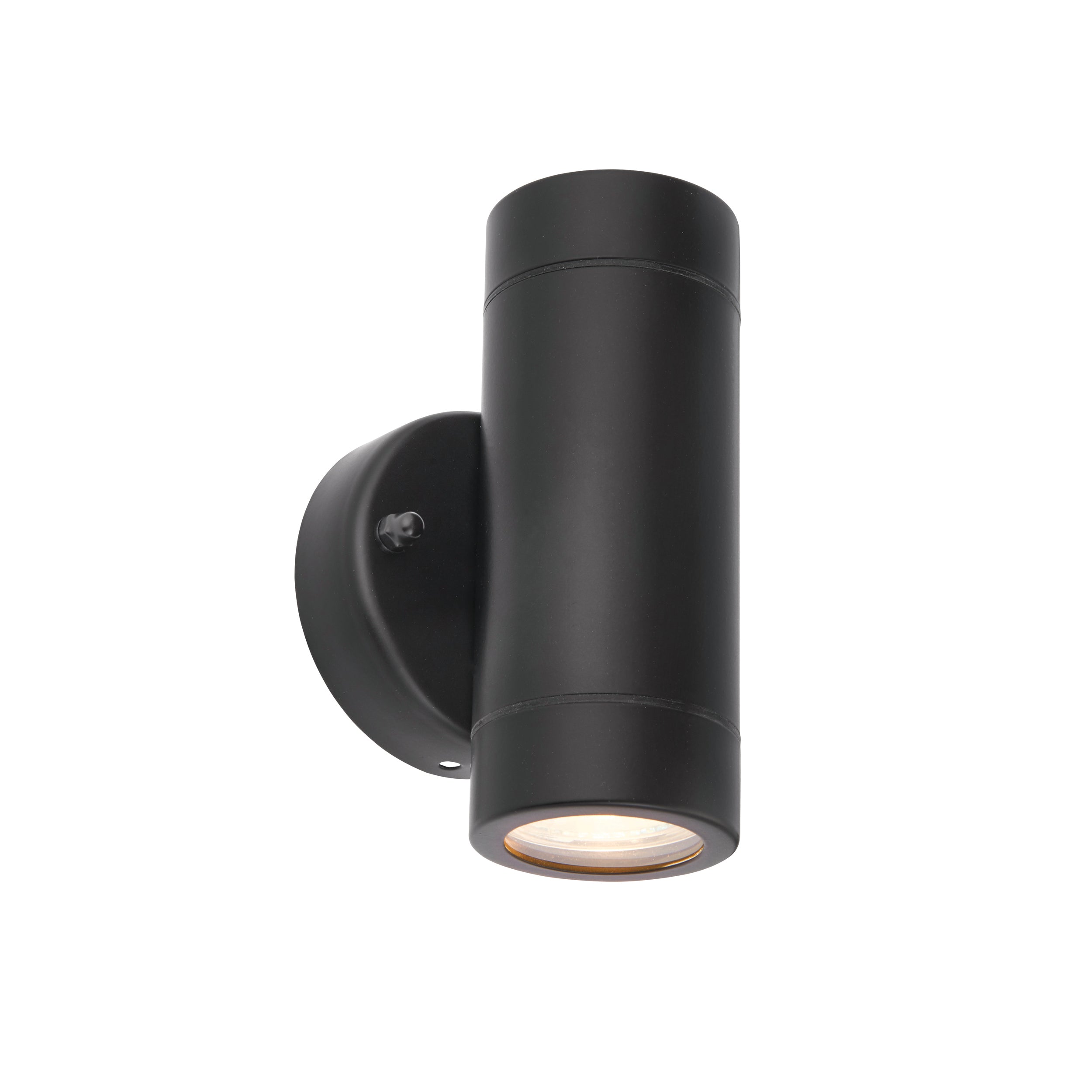 Saxby Lighting Palin 2lt Wall IP44 - Matt Black 75432