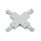 Saxby Lighting Track X Connector - White 75537
