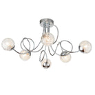 Endon Auria 6lt Semi flush Light 76349