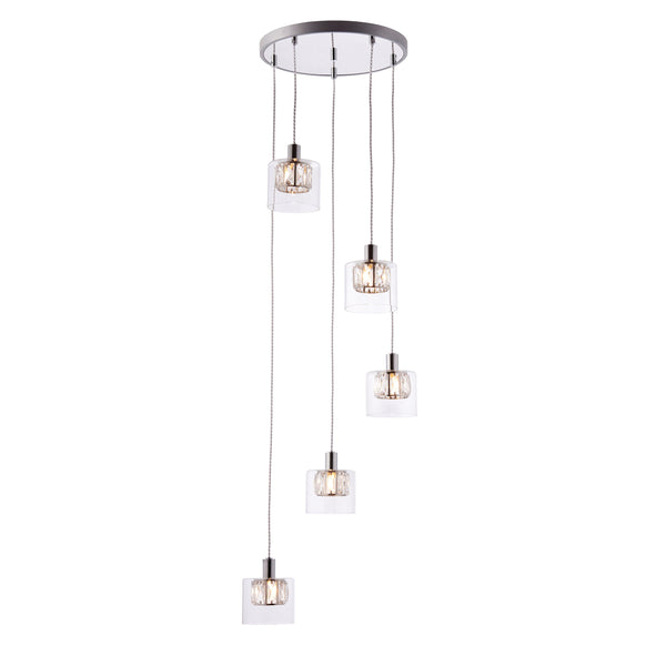 Endon Verina 5lt Pendant Light 76520