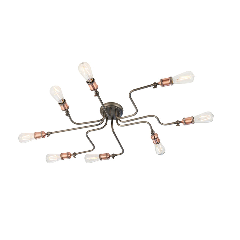 Endon Hal 8lt Semi flush Light 81610