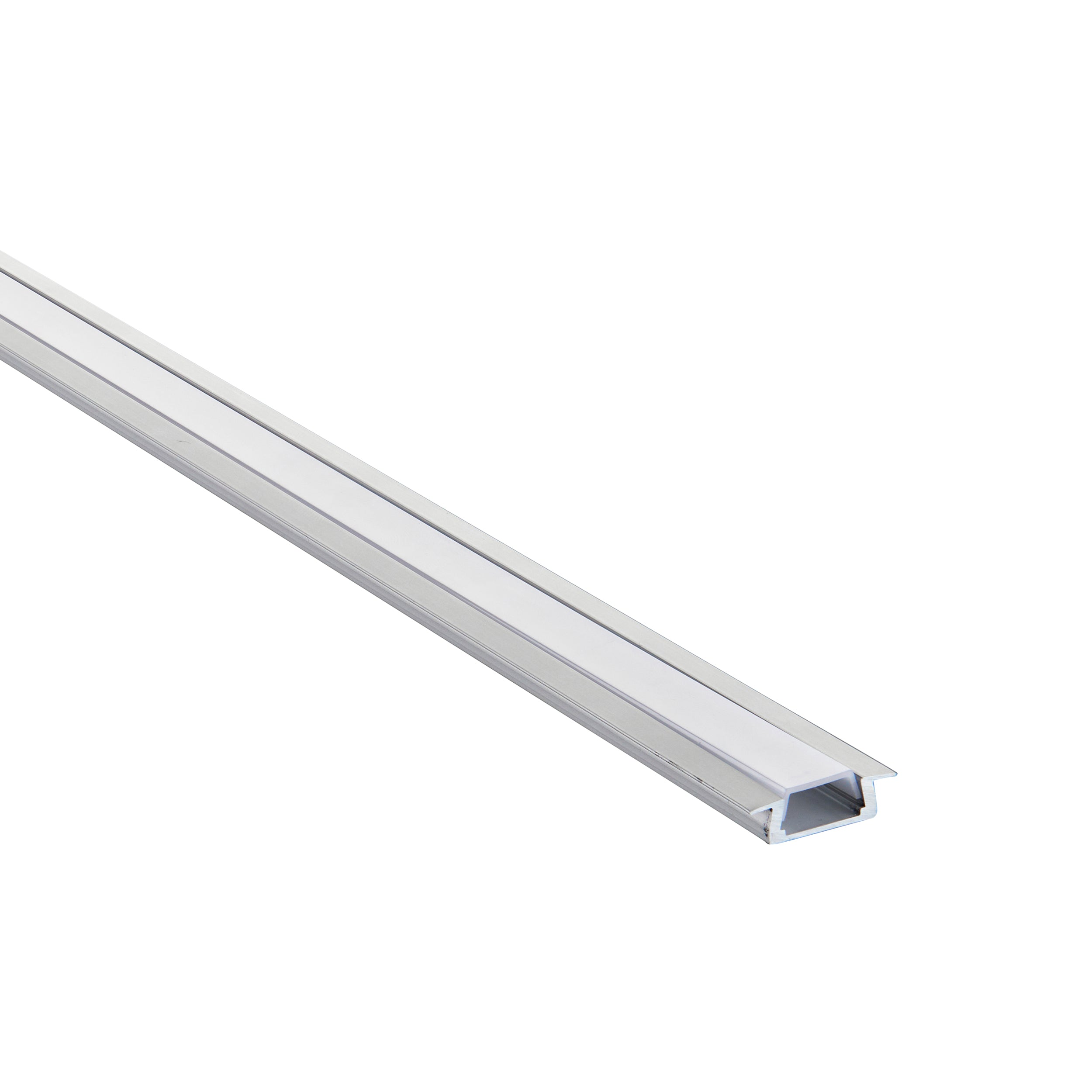 Saxby Lighting RigelSLIM Recessed 2m Aluminium Profile/Extrusion Silver 94947