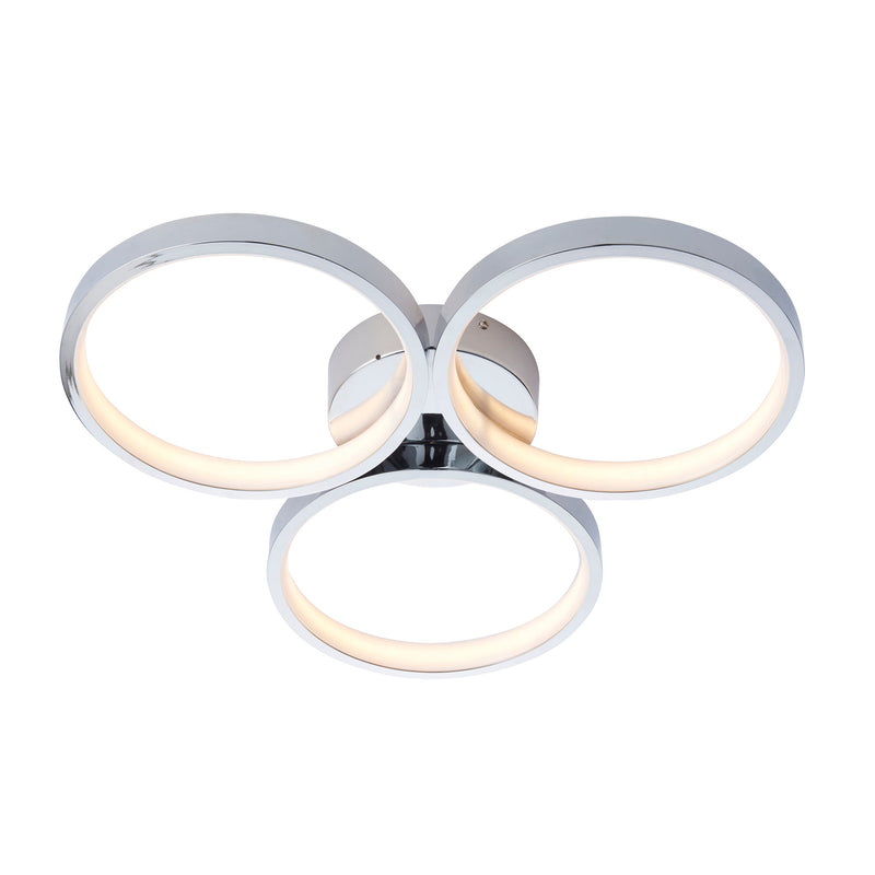 Endon Radius 3lt Semi flush Light 96473