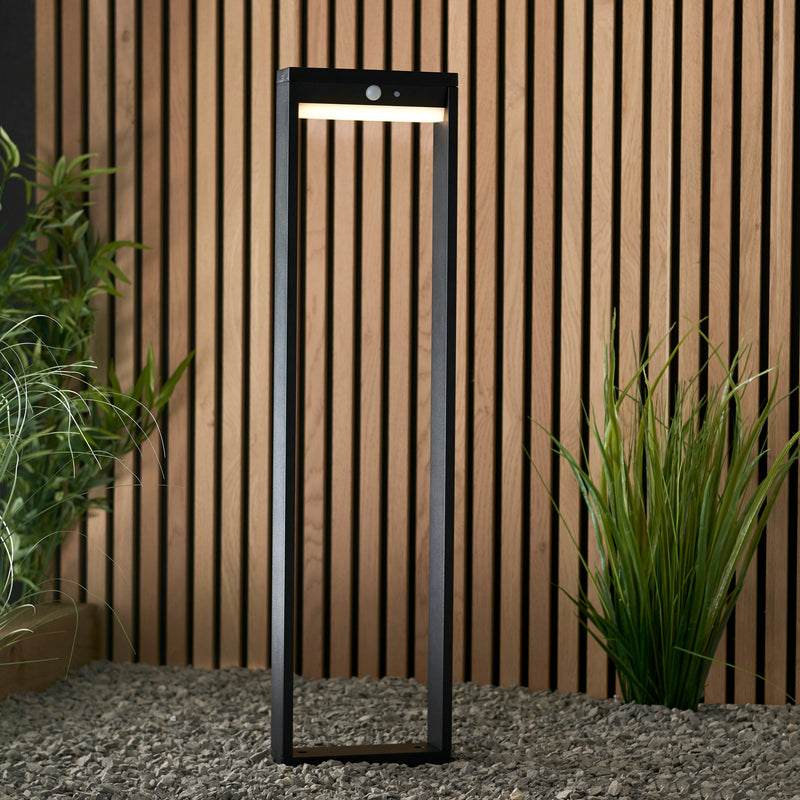 Endon Dannah Solar outdoor Bollard photocell & PIR 96936
