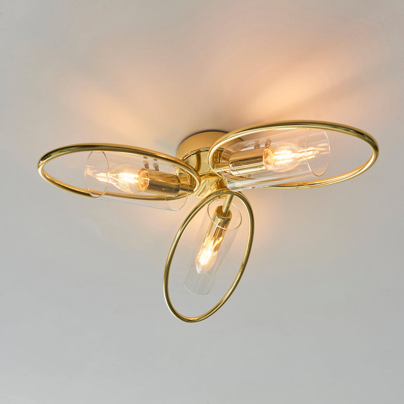Endon Amari 3lt Semi flush Light 97228