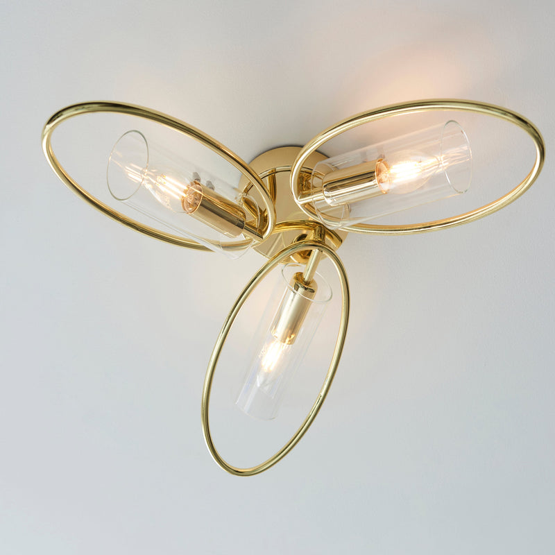 Endon Amari 3lt Semi flush Light 97228