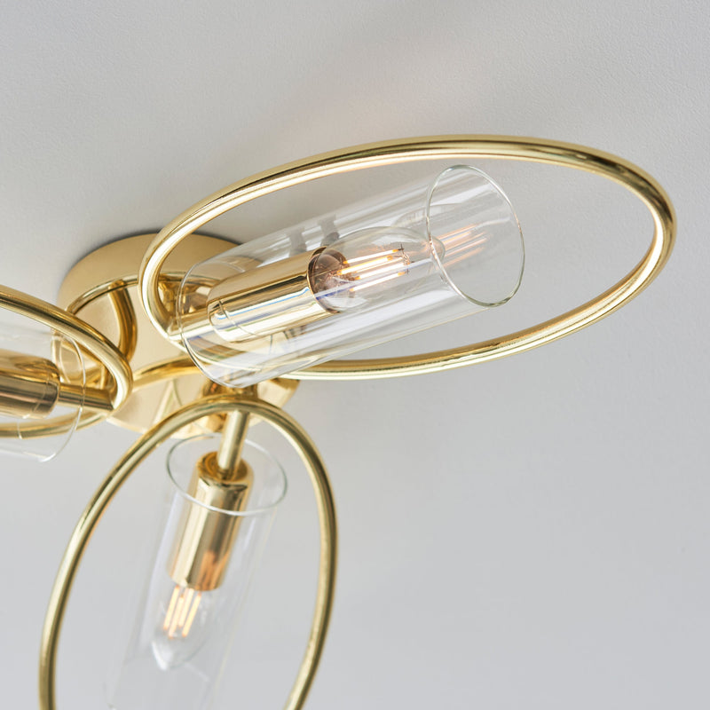 Endon Amari 3lt Semi flush Light 97228