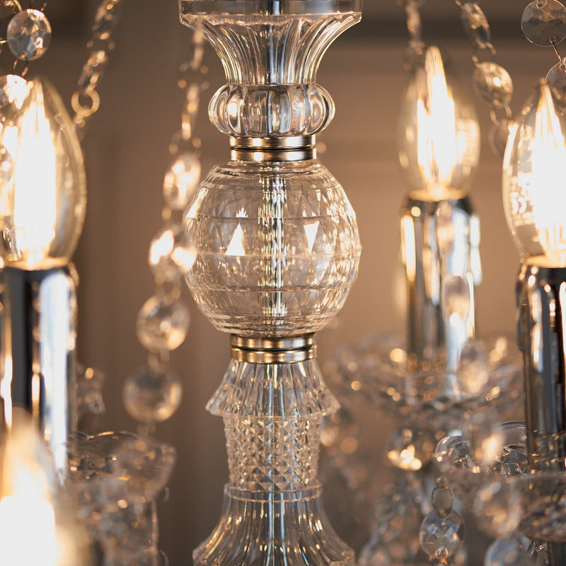 Endon Clarence 12lt Pendant Light 308-8-4CL
