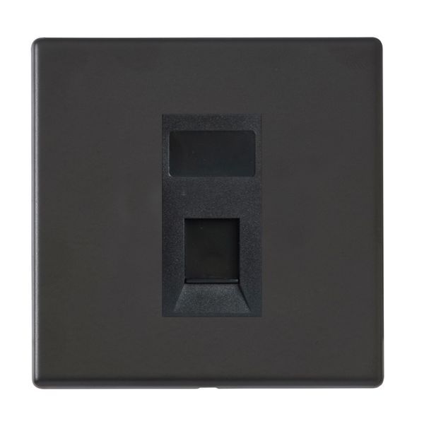 Hamilton Hartland G2 Matt Black 1g RJ45 CAT6 Unshielded Outlet BL 7G2MBJ45-C6B