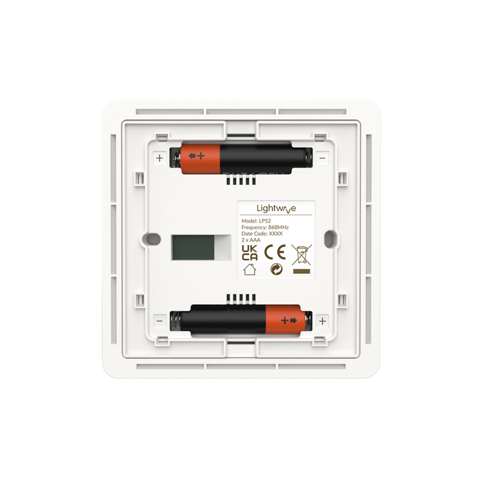 Lightwave Wire-Free Scene Selector 4 Button- White LP52WH