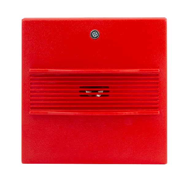ESP 2 Wire Sounder Square Red MAGDUOSRSQ