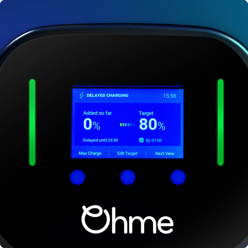 Ohme EV Home Pro Smart EV Charger Tethered 5mtr Cable 7.4kw OHME0002GB002