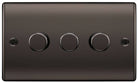 BG Nexus Metal Black Nickel 3G Dimmer Switch NBN83