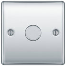 BG Nexus Metal Polished Chrome 1G Dimmer Switch NPC81