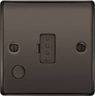 BG Nexus Metal Black Nickel 13A Unswitched Spur with Flex NBN55