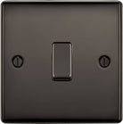BG Nexus Metal Black Nickel Intermediate Light Switch NBN13