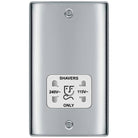 BG Nexus Metal Polished Chrome Shaver Socket NPC20W
