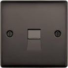 BG Nexus Metal Black Nickel Secondary Telephone Socket NBNBTS1