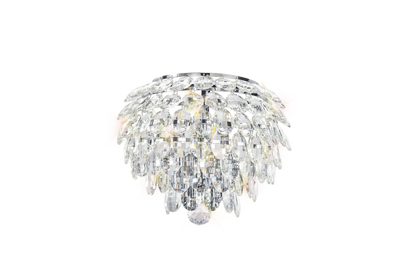 Lightologist Conifer Wall Lamp, 2 Light E14, Polished Chrome/Crystal