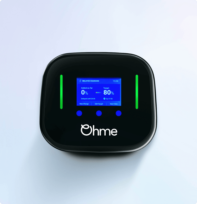 Ohme EV Home Pro Smart EV Charger Tethered 5mtr Cable 7.4kw OHME0002GB002